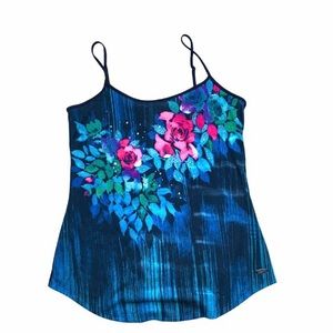 Y2K Blue and Pink Camisole Top